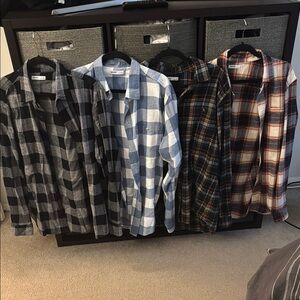 Sonoma Checkered Flannel Shirt Collection